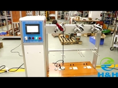 อุปกรณ์ทดสอบเครื่องใช้ในครัวเรือน 3 สถานีเครื่องทดสอบการงอสำหรับสายไฟ