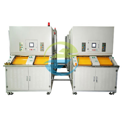 เครื่องทดสอบการรั่วของฮีเลียมวาล์วสี่ทางยานยนต์สำหรับการตรวจจับอัตราการรั่วต่ำเป็นพิเศษและสายการผลิตอัจฉริยะ