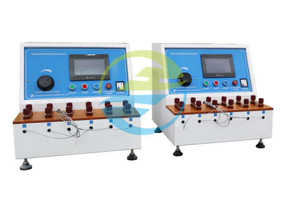 ราคาดี การควบคุม PLC 0 - 125A อุณหภูมิที่เพิ่มขึ้น IEC อุปกรณ์ทดสอบ 60884 หกสถานี ออนไลน์