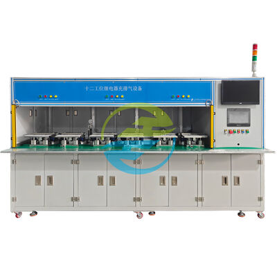 ราคาดี ระบบชาร์จและระบายรีเลย์ 12 สถานี | อุปกรณ์ทดสอบชิ้นส่วนอะไหล่อัตโนมัติความแม่นยำสูงสำหรับการควบคุมการรั่วไหล แรงดัน และสุญญากาศ โดย HeJin ออนไลน์